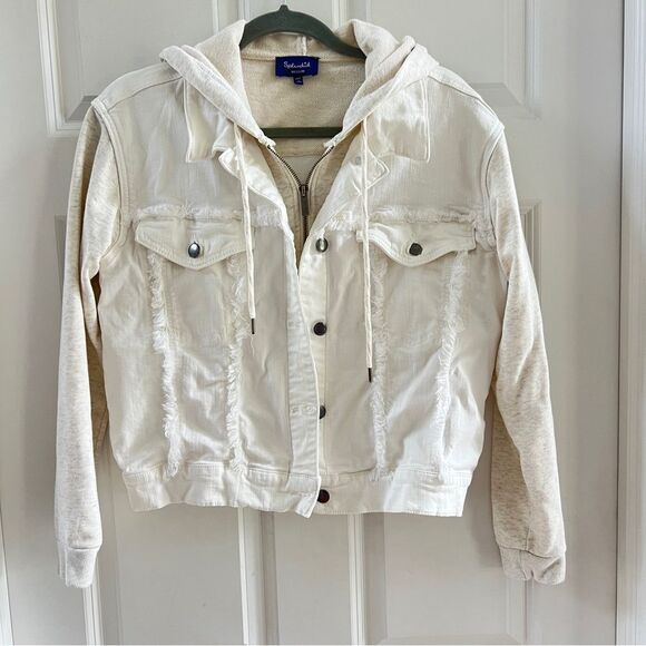 Splendid “Jesse” Mix Media Jacket medium - Picture 5 of 12